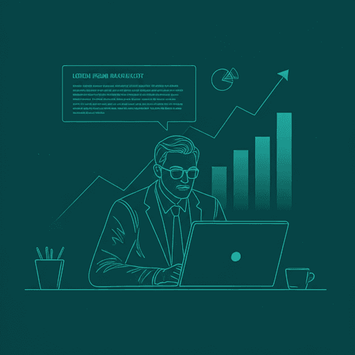 Startup founder working